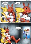 anal digihentai digimon fox_girl furry guilmon guilmon’s_birthday_surprise lizard_boy palcomix renamon