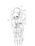  2020s 2021 2boys animated_skeleton bigger_male black_and_white bottom_sans brother brother/brother brother_and_brother brothers carrying carrying_another carrying_partner clothed cussing duo fontcest from_behind hand_in_pants incest larger_male male male/male male_only monster papyrus papyrus_(undertale) papysans pixiv_id_3871107 profanity sans sans_(undertale) seme_papyrus shorter_male size_difference skeleton sketch smaller_male swearing taller_male text top_papyrus touching_crotch uke_sans undead undertale undertale_(series) white_background yaoi 