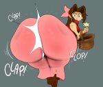 1girl 1girl 1girl aerith_gainsborough ass ass_clapping ass_focus ass_in_dress barrybbeesly basket bent_over big_ass bottom_heavy brown_hair bubble_ass bubble_butt clapping_cheeks clothing dat_ass dirty_dancing dress dumptruck_ass enormous_ass fat_ass female_only final_fantasy_vii flower gigantic_ass huge_ass insanely_hot large_ass looking_back massive_ass seductive seductive_dance seductive_look seductive_smile sexy sexy_ass sexy_body sexy_dancing sexy_twerking thick_ass thick_thighs twerking wide_hips