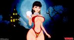  ass ass_focus big_ass big_breasts brea halloween halloween_costume milf thick_thighs vampirella 