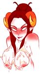 breasts cum damara_megido female homestuck horn nude sketch solo