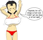 big_breasts black_eyes black_hair breasts code_lyoko short_hair solo yumi_ishiyama