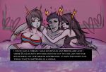 bikini dream dualscar_ampora female homestuck male mindfang_serket redglare_tyrope