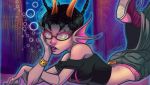  black_hair female homestuck hot meenah_peixes panties 