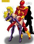  avengers big_breasts breasts carol_danvers fuck iron_spider marvel ms._marvel sex spider-man spider-man_(series) wolverino 