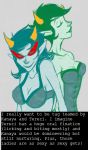 2girls big_breasts bra breasts female hair homestuck kanaya_maryam lingerie loonytwin multiple_girls short_hair terezi_pyrope