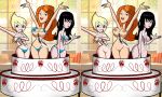 big_breasts bikini birthday_cake breasts goth grimphantom huge_breasts kimmy_meisner kristin_(sym-bionic_titan) nude_female on_off princess_ilana_(sym-bionic_titan) swimsuit sym-bionic_titan topless_(female)