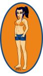 big_breasts black_hair breasts brown_eyes cadaver86 cadaver86_(artist) jackie_chan_adventures jade_chan solo