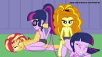  adagio_dazzle adagio_dazzle_(eg) doggy_position equestria_girls female_only group_sex my_little_pony older older_female ponetan princess_twilight_sparkle_(eg) princess_twilight_sparkle_(mlp) sci-twi sci-twi_(eg) strap-on tagme video webm young_adult young_adult_female young_adult_woman yuri 