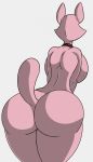  1girl 1girl 2017 anthro ass big_ass big_breasts breasts cat feline furry mammal nude shima_luan shinysteel super_planet_dolan 