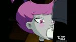  animated animated_gif cyborg dc dc_comics fellatio gif jinx oral saliva teen_titans zone 