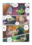 back bikini comic disney green_eyes kartoon_warz_#3:_preparing_the_battleground kim_possible kimberly_ann_possible long_hair muscle muscle_growth muscular muscular_female orange_hair reddyheart redhead shego sunglasses