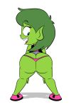  2020 ass_cleavage beast_girl big_ass big_ass butt_crack canon_genderswap cartoon_network dat_ass dc_comics genderswap green_eyes looking_back panties pink_panties pink_thong scobionicle99 tagme teen_titans_go thong 