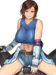  1boy 1girl alluring athletic_female big_breasts breasts bulge clothed_handjob clothed_sex cum cum_in_clothes domination erection erodrunky female_abs handjob high_res kazama_asuka namco premature_ejaculation shin_kamiya tekken tekken_5_dark_resurrection tekken_7 tekken_blood_vengeance tekken_tag_tournament_2 under_clothes zipper_skirt 