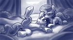 bed blush cub cutie_mark diamond_tiara diamond_tiara_(mlp) equine eye_contact female friendship_is_magic horse my_little_pony nude pony silver_spoon silver_spoon_(mlp) teats theofficialwheel young yuri