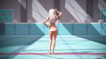 000mmd 16:9_aspect_ratio 1girl 3d animated anus ass bikini breasts contentious_content dancing extremely_large_filesize female female_only gluteal_fold has_audio kantai_collection large_filesize long_playtime microskirt mikumikudance mp4 music nipples nopan pool pussy ro-500_(kantai_collection) shoes skirt slip-on_shoes small_breasts solo_female song_request swimsuit thighs uncensored upskirt video video_with_sound webm white_hair