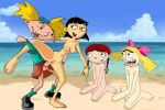  3_girls anal arnold_shortman artist_request beach helga_pataki hey_arnold! lila_sawyer multiple_girls outside rhonda_wellington_lloyd standing_sex tagme 