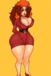 ass big_ass big_breasts breasts eyes huge_ass huge_hips jay-marvel lips nipples powerpuff_girls pubic_hair red_hair sara_bellum wide_hips