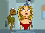  blaineley blaineley_(tdi) breasts dark_skin dj_(tdi) tagme total_drama_island 