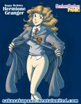 breasts brown_eyes brown_hair harry_potter hermione_granger no_panties sakurakasugano solo