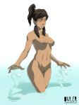 1girl avatar:_the_last_airbender bending breasts closed_eyes dark-skinned_female dark_skin female_only korra nude owler solo solo_female teen the_legend_of_korra the_legend_of_korra* water waterbending