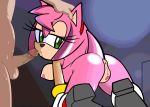 aku_tojyo amy_rose animated anus ass breasts fellatio furry gif green_eyes hairband hand_on_head interspecies kissing nude oral penis pussy saliva saliva_trail sega sonic_team tojyo