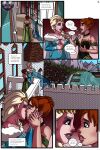 2_girls anna_(frozen) blonde_hair blue_eyes brown_hair comic disney elsa elsa_(frozen) female_only frozen_(movie) incest jzerosk sisters the_queen's_affair_(frozen) yuri