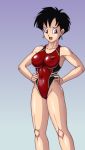  big_breasts breasts deadmoon deadmoon_(kein2002) dragon_ball dragon_ball_z milf one-piece_swimsuit solo swimsuit videl 