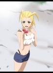  blonde_hair breasts camera green_eyes kingdom_hearts larxene solo 