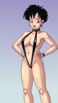  big_breasts breasts deadmoon deadmoon_(kein2002) dragon_ball dragon_ball_z milf sling_bikini solo swimsuit videl 