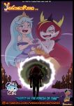  1boy 1girl comic cover_page croc_(artist) disney disney_channel disney_xd english english_text hekapoo latino male marco_diaz marco_vs_the_forces_of_time moon_butterfly star_vs_the_forces_of_evil vercomicsporno 