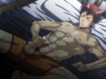 artist_request bed censored cum cum_on_body cum_on_self ejaculation gay izumi_nekotsuki male male_focus male_nipples masturbation nipples penis solo testicles yaoi