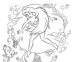 crab disney fish flounder princess_ariel sebastian tagme the_little_mermaid underwater ursula water