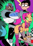  beast_boy cartoon_network cuckold cum_in_pussy cyborg dark-skinned_male dark_skin dc_comics dick_grayson drunk garfield_logan interracial interspecies koriand&#039;r nipples robin rough_sex sex starfire tagme teen_titans teen_titans_go tekuho_(artist) victor_stone 