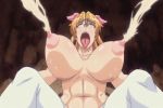 1girl abs ahegao animal_ears animated animated_gif anrietta_(buta_no_gotoki) blonde_hair blue_eyes breasts buta_no_gotoki_sanzoku_ni_torawarete_shojo_o_ubawareru_kyonyuu_himekishi_&_onna_senshi:_zettai_chinpo_nanka_ni_maketari_shinai!!_the_animation buta_no_gotoki_sanzoku_ni_torawarete_shojo_o_ubawareru_kyonyuu_himekishi_26_onna_senshi3a_zettai_chinpo_nanka_ni_maketari_shinai2121_the_animation drooling fake_animal_ears fucked_silly gif gigantic_breasts henrietta_(buta_no_gotoki) huge_breasts humiliation lactation long_hair moaning muscle nose_hook open_mouth orgasm pig_ears pig_girl princess rape rolling_eyes saliva snot solo spread_legs sweat tears thighhighs toned tongue tongue_out white_legwear