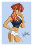  big_breasts breasts kiva kiva_andru megas_xlr solo 