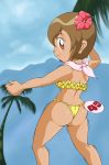  ass brown_eyes brown_hair digimon hula kari_kamiya pepipopo solo yagami_hikari 