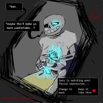  animated_skeleton bottomless comic_sans ectopussy english_text glowing glowing_eye lady_sudeley magic monster pussy sans sans_(undertale) skeleton text tumblr_username undead undertale undertale_(series) watermark white_shirt 