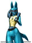 kemono_inukai lucario pokemon tagme white_background