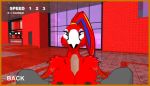  1boy 1boy1girl 1girl aleta_(hth) anthro avian beak big_breasts bird breasts bust crowchild dark_nipples faceless_male feathers furry furry_breasts game gameplay_mechanics high_tail_hall hth_studios huge_breasts inside long_hair loop macaw male male/female multicolored_hair nipples nude offscreen_character offscreen_male outercourse paizuri paizuri_lead_by_female penis ponytail pov purple_eyes scarlet_macaw straight talons 