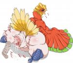  ass beastiality bird cum feathers furry ho-oh huge_ass looking_back nezumi nezunezu penis plump pokemon pokephilia red_eyes tears wings 