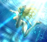  1girl anus ass breast dat_ass elizabeth_mably feet freezing_(series) legs looking_at_viewer looking_back nipple nude pool pussy sideboob skinny_dipping sugarlover77 swimming swimming_pool tagme underwater 