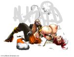  .hack .hack//g.u. .hack//gu alkaid big_breasts breast_milk breasts cum futanari lactation nipples 