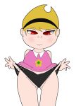 blonde_hair bluelimelight mandy panties panties_pull red_eyes solo the_grim_adventures_of_billy_and_mandy