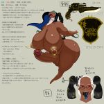 ass breasts dark_skin demon_girl futanari gun h_hiroma horns huge_ass huge_breasts maou11 monster_girl nipple_piercing nun ogaazaaaan piercing precum translation_request tsukiyotake uncensored weapon