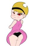 ass blonde_hair bluelimelight looking_back mandy panties red_eyes solo the_grim_adventures_of_billy_and_mandy