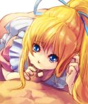 blonde_hair blue_eyes fellatio hair lilith_aileron oral ribbon tales_of_destiny uncensored