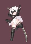 03murs 1girl leotard mersoleil03 nier nier:_automata revealing_clothes short_hair white_hair yorha_no._2_type_b