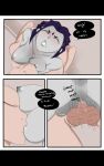 balls breast_sucking breasts comic cum cum_in_pussy dc_comics dc_comics grey_skin hurt inuyuru moaning pale_skin purple_hair pussy raven_(dc) sex sucking_nipples teen_titans