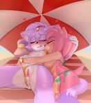  amy_rose blaze_the_cat dickgirl futanari futanari_on_female krazyelf pussy_juice sonic_the_hedgehog_(series) 